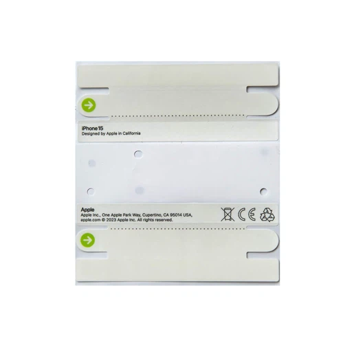 Наклейка отрывная (пломба) для упаковки для iPhone15 Pro orig